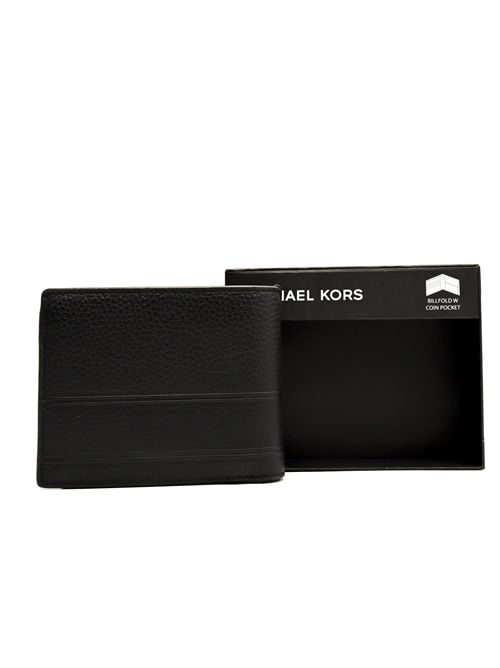 Portafogli, uomo, logato. MICHAEL KORS | 39T4LHDF3L001BK